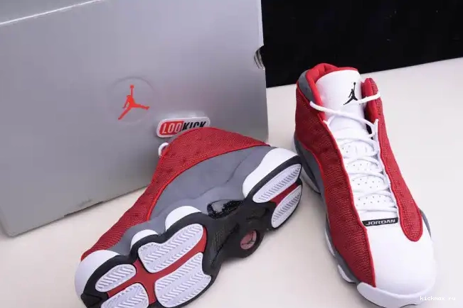 Cheap 13 Flint 414571-600 Retro Gym Jordan Grey Red Air 0519